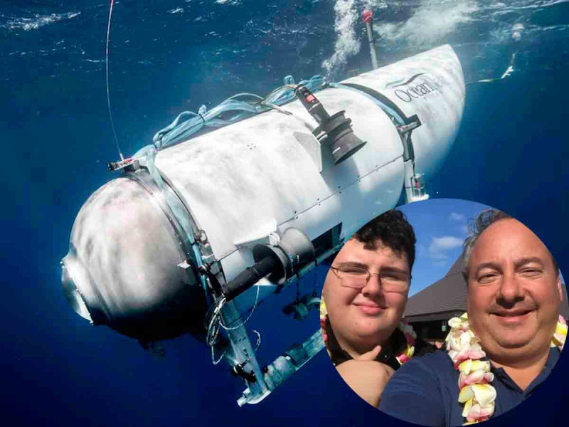 Magnate y su hijo se salvan de morir tras rechazar viajar en el Titán