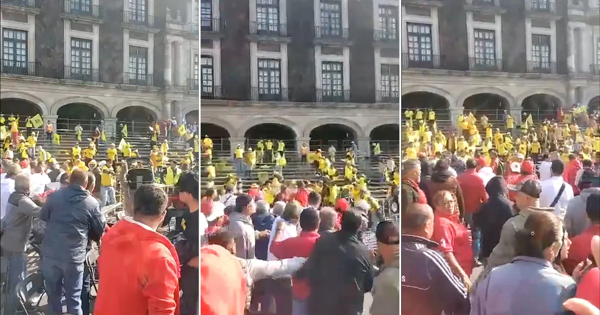 ¿Alianza rota?: militantes del PRI y PRD se pelearon a “sillazos” en cierre de campaña de Alejandra del Moral